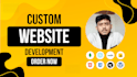 create professional custom web development and responsive design