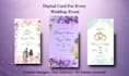 design elegant digital wedding and event invitation cards