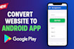 convert your website to an android app