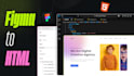 convert figma to HTML responsive react or HTML with tailwind CSS