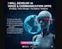 develop ai voice call app, cold calling, ai voice changer, voice recognition app