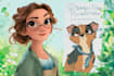 create amazing disney pet portrait