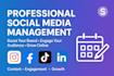 professionally manage and grow your social media pages