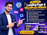 do amazing wordpress landing page design or website