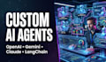 create, finetune ai agents, chatbots using rag, ollama, deepkseek, gemini