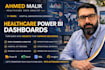 build healthcare power bi dashboards and analyze hospital data