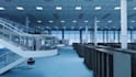 render realistic ai data center 3d design, 3d server room, server room 3d design