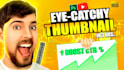 create youtube thumbnails that increase CTR and views