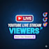 provide real youtube live stream viewers and engagement