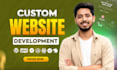 do website development, wordpress website, custom as full stack developer