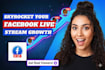 instantly boost your facebook live with realtime viewers