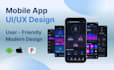 design modern mobile app uiux for ai,saas,fintech or stratup app