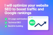 optimize your website SEO to boost traffic and google rankings