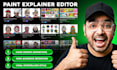 create the paint explainer style animated video