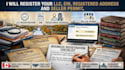 register your llc, ein, registered address and seller permit