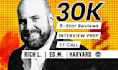 run a live interview and provide expert feedback