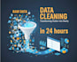 clean and prepare data in csv, exel format and more, in 24 hours