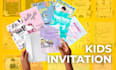 create any kids invite you want