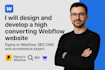 design, develop high converting webflow website figma SEO cms ecommerce expert