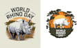make high quality animal rhino logo