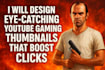 design catching youtube gaming thumbnails