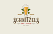 design schnitzels german gastro pub logo