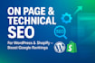 do onpage SEO and technical optimization for google top ranking for your website