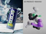 3d product render visualization cgi