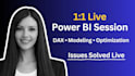do power bi video consulting dax, modeling, optimization