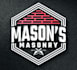 design professional modern masonry , construction logo
