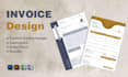 create professional custom invoice design or receipt