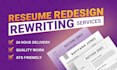 rewrite and redesign resume to help you land more interviews