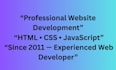 create a professional and responsive website using HTML, CSS, and javascript