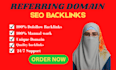 referring domain high quality backlinks