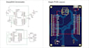 design schematic and pcb circuit layout in eagle and easyeda