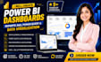 create power bi dashboards reports dax and power query