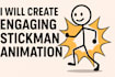 make professional stickman explainer animation videos