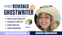 write book ghostwriter, romance ghostwriter, contemporary ebook romance writer