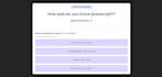 build interactive quiz app in vue