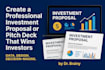 investment proposal and pitch deck