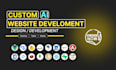 build a custom ai website, ai saas application, and ai software development
