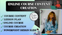 elearning course creation online course content online video course creation