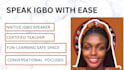 teach igbo language online
