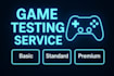test your game and review