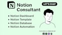 be notion consultant for your notion template and notion dashboard