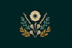 design a unique botanical boho logo