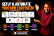 setup CRM openclaw jotform zoho CRM hubspot pipedrive claude notion automation