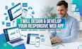 design and develop a responsive, data driven web application