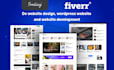 design a clean and professional website