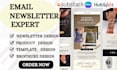 setup substack account, design canva newsletter and mailchimp newsletter design